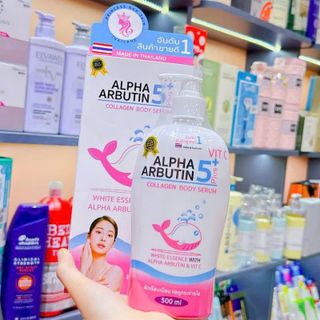 Dưỡng Thể Alpha Arbutin 5 Plus+ VIT C Collagen (500ML).