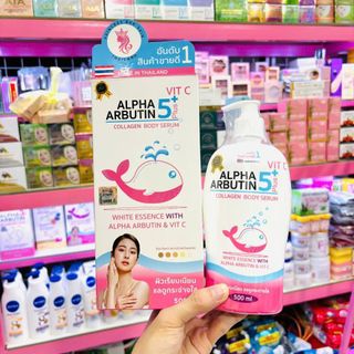 Dưỡng Thể Alpha Arbutin 5 Plus+ VIT C Collagen (500ML).