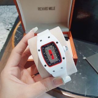 SALE BỎ MẪU HÀNG TRUNG CẤP ĐỒNG HỒ NỮ RITRARD MILLER DÂY CAO SU TRẮNG