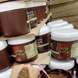Tẩy Da Chết GLUTA WHITE Coffee Body Polish Cà Phê - Hộp 600gram.