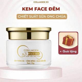 Kem face đêm collagen x3 đông anh - Kem face sữa ong chúa