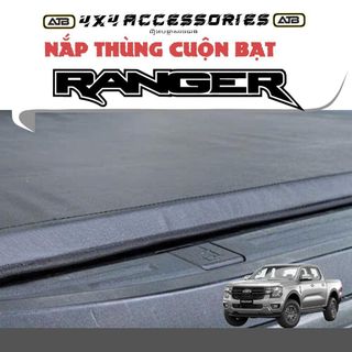 Nắp Thùng Cuộn Bạt Xe Bán Tải Ford Ranger Cao Cấp, Phụ Kiện Bảo Vệ Thùng Xe Chống Nước Chống Bụi, Dễ Lắp Đặt