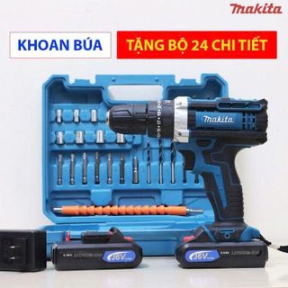 MÁY KHOAN PIN 36V MATIKA 13 LY KÈM PHỤ KIỆN