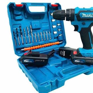 MÁY KHOAN PIN 36V MATIKA 13 LY KÈM PHỤ KIỆN