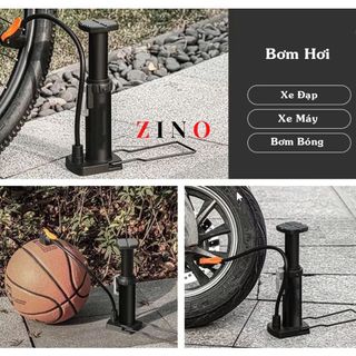 BƠM HƠI XE ĐẠP XE MÁY 1 ỐNG ĐẦU VAN ĐA NĂNG