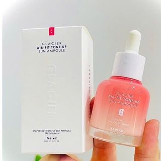 Serum Dưỡng Trắng Chống Nắng Nâng Tone Feelxo Glacier Air- Fit Tone Up Sun Ampoule SPF50+/PA+++ 30ml