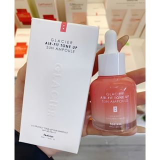 Serum Dưỡng Trắng Chống Nắng Nâng Tone Feelxo Glacier Air- Fit Tone Up Sun Ampoule SPF50+/PA+++ 30ml