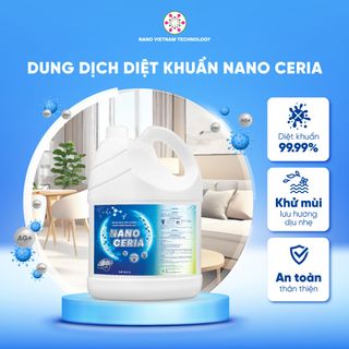 Dung dịch Nano Bạc Nano Ceria khử khuẩn, khử mùi, diệt nấm cho đồ dùng, không gian nhà cửa, vật dụng cá nhân