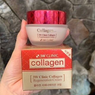 Kem dưỡng trắng da chống lão hoá Colagen 3W Clinic Hàn Quốc