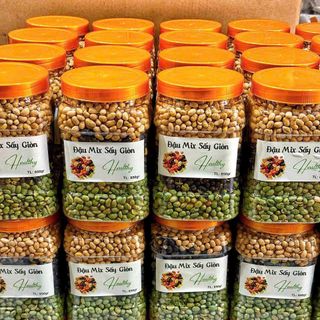 ĐẬU SẤY GIÒN MIX 3 VỊ DINH DƯỠNG 600G - WINNIE HOUSE