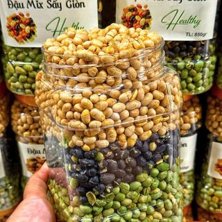 ĐẬU SẤY GIÒN MIX 3 VỊ DINH DƯỠNG 600G - WINNIE HOUSE