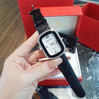 XẢ KHO HÀNG CAO CẤP ĐỒNG HỒ NỮ MÁY VÀNG RODAL DÂY DA MẶT CN