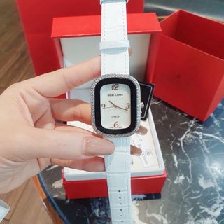XẢ KHO HÀNG CAO CẤP ĐỒNG HỒ NỮ MÁY VÀNG RODAL DÂY DA MẶT CN