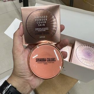 Phấn Phủ Kiềm dầu Sivanna Color Pressed Power Cover Skin