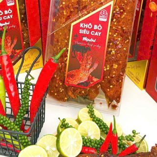 Khô Bò Siêu Cay Mã Lai Hộp 500gr (Thùng 60 Hộp)