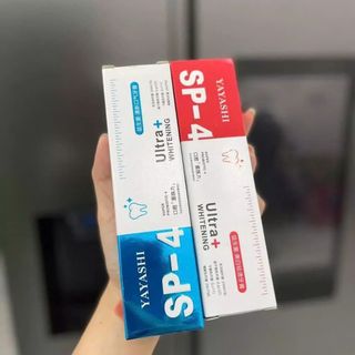 Kem đánh răng YAYASHI Sp-4 làm trắng răng, cải thiện vết ố vàng và giúp hơi thở thơm mát .