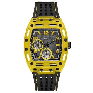 ĐỒNG HỒ NAM CAO CẤP GUET CHỮ NHẬT NIỀNG VÀNG TRONG SUỐT