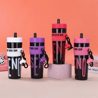 Bình Ly Nhựa Charm Hoa 950ml (Thùng 60 Cái)