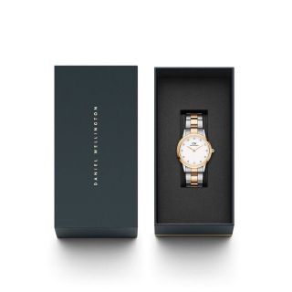 ĐỒNG HỒ NỮ CAO CẤP DANIEL W ICONIC LUMINE DAY THÉP DEMI FULLBOX TEM