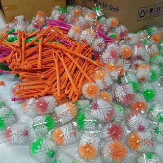 SET 10 CHỔI CỌ TOILET BỒN CẦU ĐẦU TRÒN 909