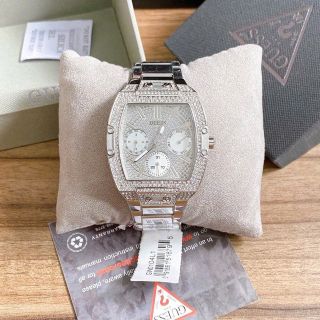 ĐỒNG HỒ NỮ CAO CẤP GUET MẶT HỘT CHỮ NHẬT MÀU BẠC