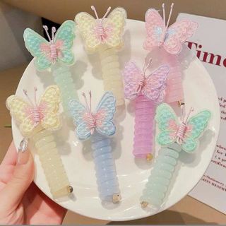 CỘT TÓC LÒ XO RUỘT GÀ BƯỚM THÊU