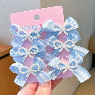VĨ 6 KẸP TÓC NƠ NGỌC