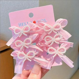 VĨ 6 KẸP TÓC NƠ NGỌC