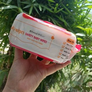 Khăn ướt Baby 1 thùng 10 bịch không mùi không cồn an toàn cho bé, kho bình dương