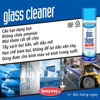 Chai xịt lau kính Sprayway Glass Cleaner SW50 19oz loại lớn