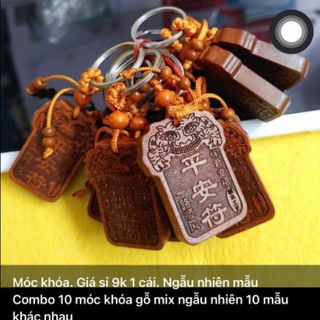 Móc khóa gỗ nhiều mẫu rất sang trọng và đẹp móc khóa phong thủy