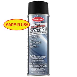 Dầu silicone bôi trơn dạng ướt Sprayway 077 USA