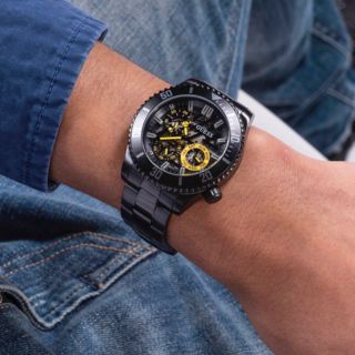 ĐỒNG HỒ NAM CAO CẤP GUET GW0488G DÂY INOX MẶT CHONOGRAP FULLBOX