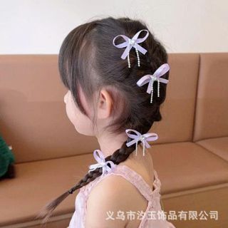 VĨ 4 KẸP TÓC NƠ DÂY ĐÁ