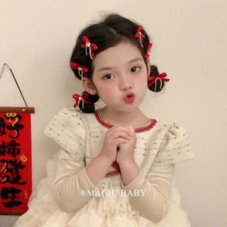 VĨ 4 KẸP TÓC NƠ DÂY ĐÁ