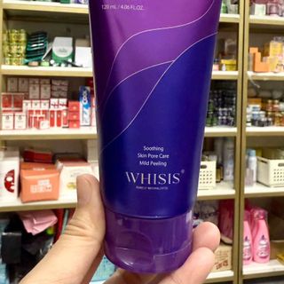 Tẩy tbc mặt Whisis vitamin C tím 120ml