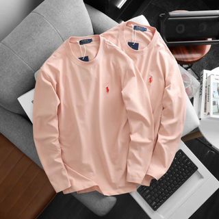 Áo thun dài tay nam. Full phụ kiện hãng- In cao thêu nổi sắc nét  - Chất cotton nhẹ  cao cấp, mịn đẹp
