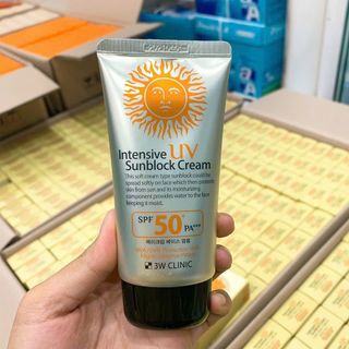 Kem Chống Nắng 3W Clinic Intensive UV Sunblock Cream Hàn Quốc 70ml.