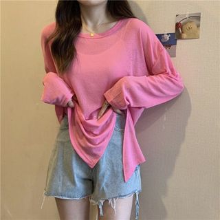 ÁO thun dài tay nữ sẵn sll hottrend