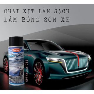 CHAI XỊT LÀM SẠCH VÀ LÀM BÓNG SƠN XE SPRAYWAY 753
