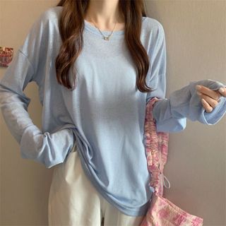 Áo dài tay nữ không xẻ tà chất cotton mát sẵn sll nhận đặt may theo yêu cầu
