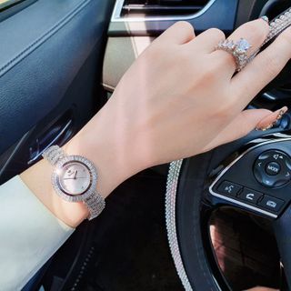 ĐỒNG HỒ NỮ CHÍNH HÃNG FUNMEI F2049 ĐÍNH HỘT VUÔNG FULLBOX TEM HÃNG