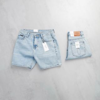Short Jean ( ống Rộng) , chất vải 100% cotton ( vải không co giãn ) , vải 9 phẩm wash mềm mướt.