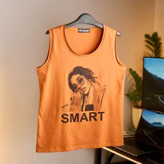 Áo thun ba lỗ nữ in hình cô gái xinh iu sẵn sll