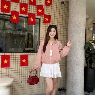 Áo khoác nữ Kaki lụa QC e lớp, lót dù BEYOND