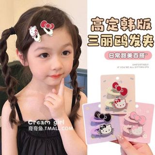VĨ 2 KẸP TÓC KITTY NƠ