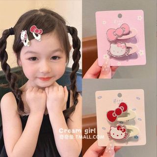 VĨ 2 KẸP TÓC KITTY NƠ