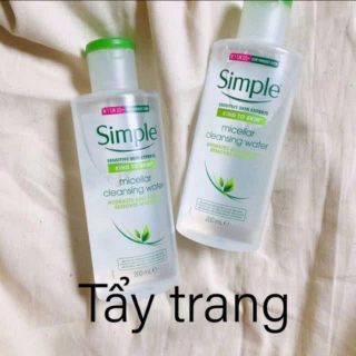 Nước Tẩy Trang Simple Kind To Skin Micellar Cleansing Water 200ml.