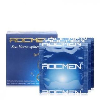 Bao cao su Rocmen xanh hộp 03 cái, Hương bạc hà