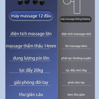 MÁY MASSAGE TOÀN THÂN 12 ĐẦU